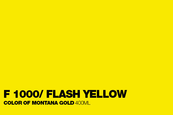 Montana Gold Acrylic Professional Spray Paint - Flash Yellow