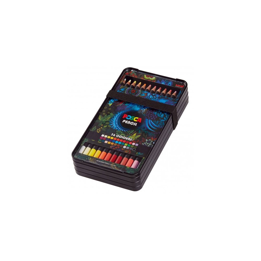 Uni Posca Colour Pencils - 36 Colour Set